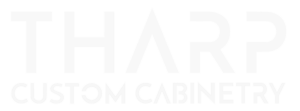 Tharp Custom Cabinetry White Logo